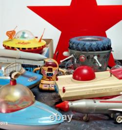 Vintage Space Craft Flying Saucer Me 050 Sftf-1 Battery Operated Made In China