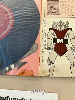 Vintage Space Ghost and Dino Boy flexi discs japanese & Toy HANNA BARBERA rare