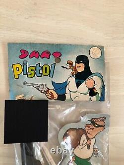 Vintage Space Ghost and Dino Boy flexi discs japanese & Toy HANNA BARBERA rare