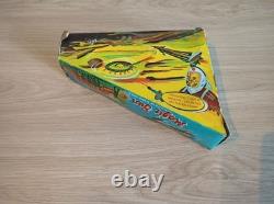 Vintage Space Gun Tin Toy Astronaut Cosmonaut Alien Rocket Pistol