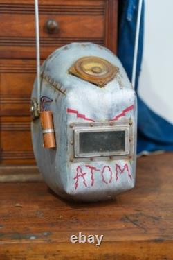 Vintage Space Helmet Welding Mask Retro Sci Fi Prop robot Atom Atomic bomb
