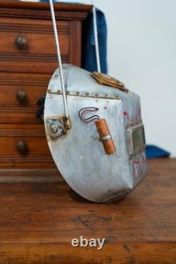 Vintage Space Helmet Welding Mask Retro Sci Fi Prop robot Atom Atomic bomb