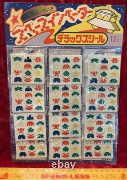 Vintage Space Invaders Ufo 24 Sticker Packs 100% Complete Store Display Japan