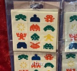 Vintage Space Invaders Ufo 24 Sticker Packs 100% Complete Store Display Japan