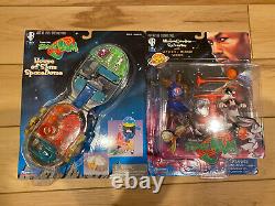 Vintage Space Jam Lot 1996 HOUSE OF SLAM SPACE DOME & Jordan Sylvester Figs