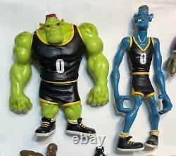 Vintage Space Jam Michael Jordan TAZ Action Figure Lot Playmates 1996 Monstars