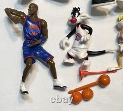 Vintage Space Jam Michael Jordan TAZ Action Figure Lot Playmates 1996 Monstars