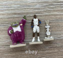 Vintage Space Jam Warner Bros 1996 Basketball Toy Mini Figures Michael Jordan