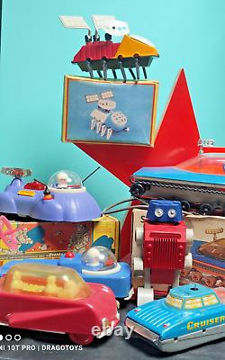 Vintage Space Machine'neptun' Planet Explorer Moonrover Toy Soviet Era Box