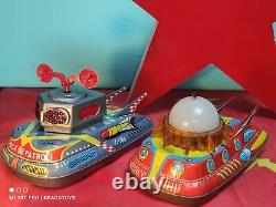 Vintage Space Machine'neptun' Planet Explorer Moonrover Toy Soviet Era Box