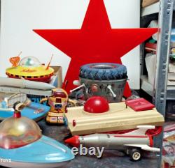 Vintage Space Machine'neptun' Planet Explorer Moonrover Toy Soviet Era Box