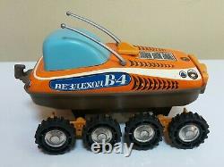 Vintage Space Moon Rover B4 Tin Metal Toy Battery Operated Ussr Soviet Era Cccp