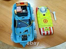 Vintage Space Moon Rover Tin Metal Toy Battery Operated Ussr Soviet Era Cccp