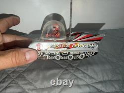 Vintage Space Patrol Tin Friction Toy Tank Car Japan 5 Space Vehicle Astronaut