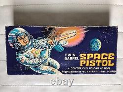 Vintage Space Pistol 1960's Raygun Toy, Works Perfectly, Original Box