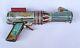 Vintage Space Pistol Astra Tin Toy Ray Gun Lyra Greece 1960s