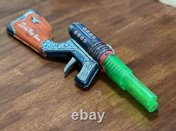 Vintage Space Ray Gun Toy Sparking Gun Retro Space Future KO Made in Japan