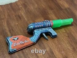 Vintage Space Ray Gun Toy Sparking Gun Retro Space Future KO Made in Japan