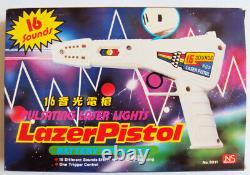 Vintage Space Ray Guns Pulsating Laser Lights Pistol Toy Boxed Mint 1970's