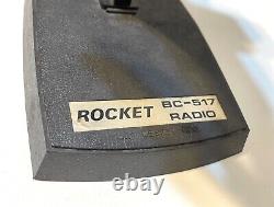 Vintage Space Rocket Radio BC-517 Usaf with foot Working