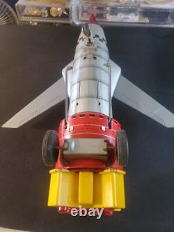 Vintage Space Rocket Solar X Tin Space Toy