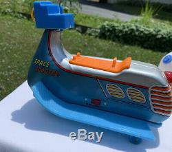 Vintage Space Scooter Battery Operated Japan Modern Toys with box Lights Work