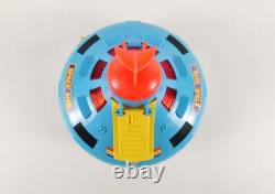 Vintage Space Ship Battery Operated 6 Shooting Discs Interior Lights Sound