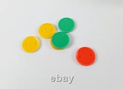 Vintage Space Ship Battery Operated 6 Shooting Discs Interior Lights Sound