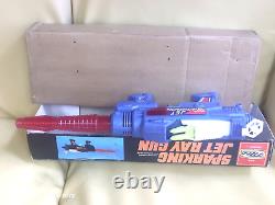 Vintage Space Sparking Jet Ray Gun Pf 2009 Toy Friction Powered Orig. Box China