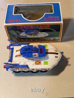 Vintage Space Tank Battery Operated Toy, Great Condition With All Decals & Box