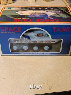 Vintage Space Tank Battery Operated Toy, Great Condition With All Decals & Box