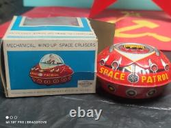 Vintage Space Toy China Me 068 Airship Astronef Flying Sauser Orig. Box + Remote