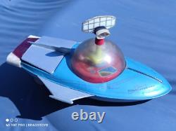 Vintage Space Toy China Me 068 Airship Astronef Flying Sauser Orig. Box + Remote