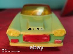 Vintage Space Toy Futuristic Car Friction Conception Model Plastic Soviet Era