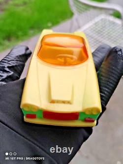 Vintage Space Toy Futuristic Car Friction Conception Model Plastic Soviet Era