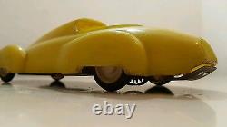 Vintage Space Toy Futuristic Car Friction Conception Model Plastic Soviet Era