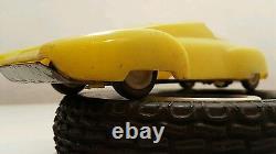 Vintage Space Toy Futuristic Car Friction Conception Model Plastic Soviet Era