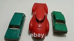 Vintage Space Toy Futuristic Car Friction Conception Model Plastic Soviet Era