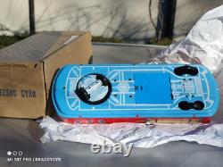 Vintage Space Toy Intercosmos Holdauto Utopian Model Lemezarugyar Batt. Oper. Box