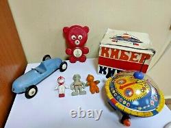 Vintage Space Toy Mobil Moonrover'ogonek' Soviet Russia Cccp Batt. Operated Box