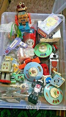 Vintage Space Toy Mobil Moonrover'ogonek' Soviet Russia Cccp Batt. Operated Box