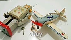 Vintage Space Toy Mobil Moonrover'ogonek' Soviet Russia Cccp Batt. Operated Box