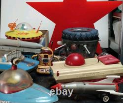 Vintage Space Toy Mobil Moonrover'ogonek' Soviet Russia Cccp Batt. Operated Box
