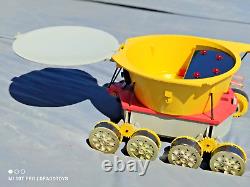 Vintage Space Toy Moonrover'lunokhod' Norma Soviet Russia Cccp Batt. Oper. Works