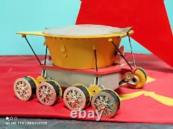 Vintage Space Toy Moonrover'lunokhod' Norma Soviet Russia Cccp Batt. Oper. Works