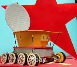 Vintage Space Toy Moonrover'lunokhod' Norma Soviet Russia Cccp Batt. Oper. Works