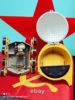Vintage Space Toy Moonrover'lunokhod' Norma Soviet Russia Cccp Batt. Oper. Works