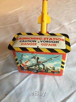 Vintage Space Toy. Rockect Launch Post War German. Price Reduction