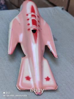 Vintage Space Toy Rocket Sparkling Supersonic Jet 1962 Soviet Russia Era Cccp