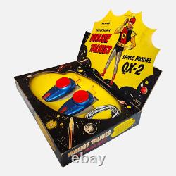 Vintage Space Toy Walkie Talkie Set Remco QX-2